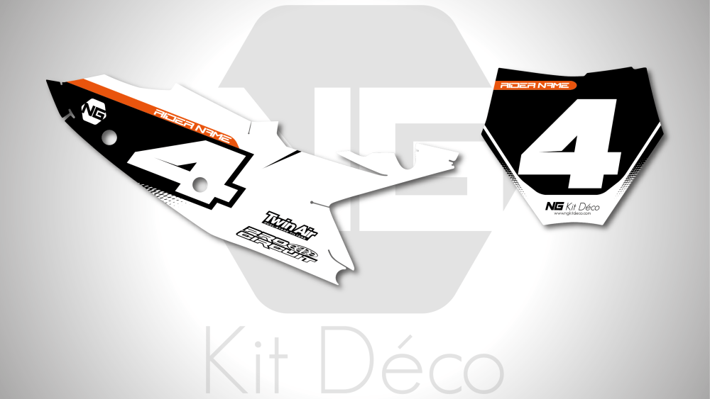 kit déco fond de plaque numéro 125 250 350 450 sx sxf 2023 2024 ktm motocross ng decals vibes 2 mx stickers graphics autocollant adhesifs_Plan de travail 1