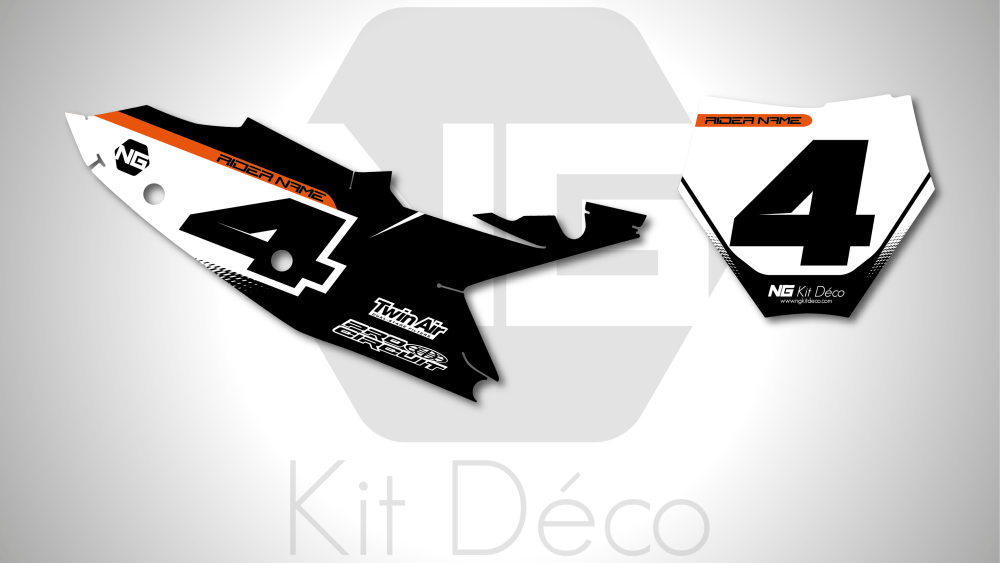 kit déco fond de plaque numéro 125 250 350 450 sx sxf 2023 2024 ktm motocross ng decals vibes mx stickers graphics autocollant adhesifs_Plan de travail 1