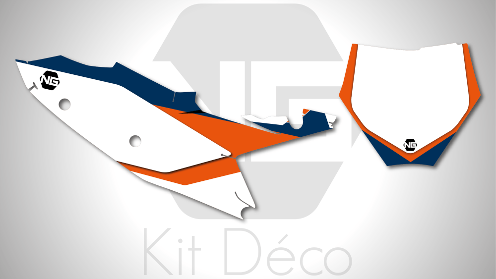 kit déco fond de plaque numéro 125 250 350 450 sx sxf 2023 2024 ktm ng motocross arobike 2022 mx decals stickers graphics autocollant adhesifs_Plan de travail 1
