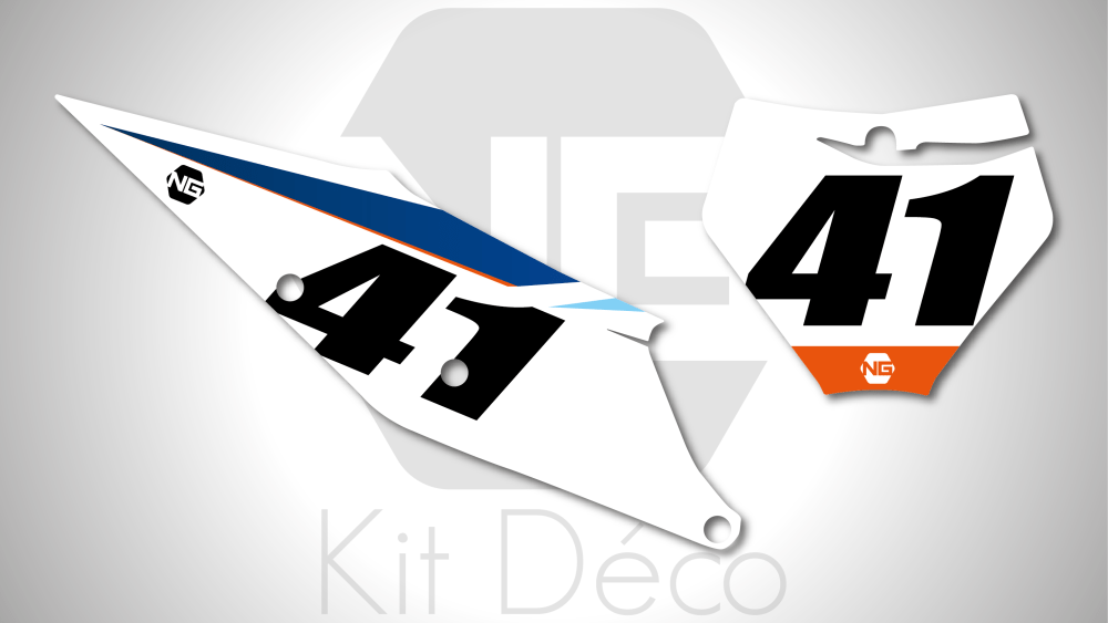 kit déco fond de plaque numéro ktm sx sxf 125 250 350 450 2019 2020 2021 2022 ng motocross origine 22 mx decals stickers graphcis autocollant adhesifs_Plan de travail 1