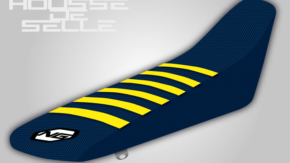 housse de selle husqvarna 65 85 125 250 350 450 tc fc bleue jaune ng seat cover-01