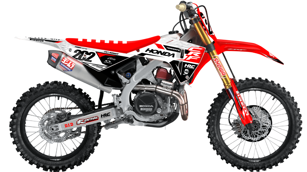 kit déco 250 450 crf 2025 2026 2027 honda motocross ng cebra series mx decals graphics stickers autocollant adhesifs visuel