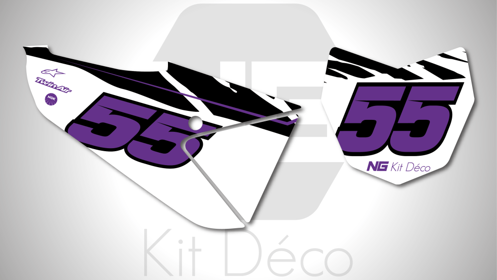 kit déco fond de plaque numéro fantic 125 250 xx 2021 2022 motocross ng halfback 2 mx decals stickers graphics autocollant adhesifs_Plan de travail 1