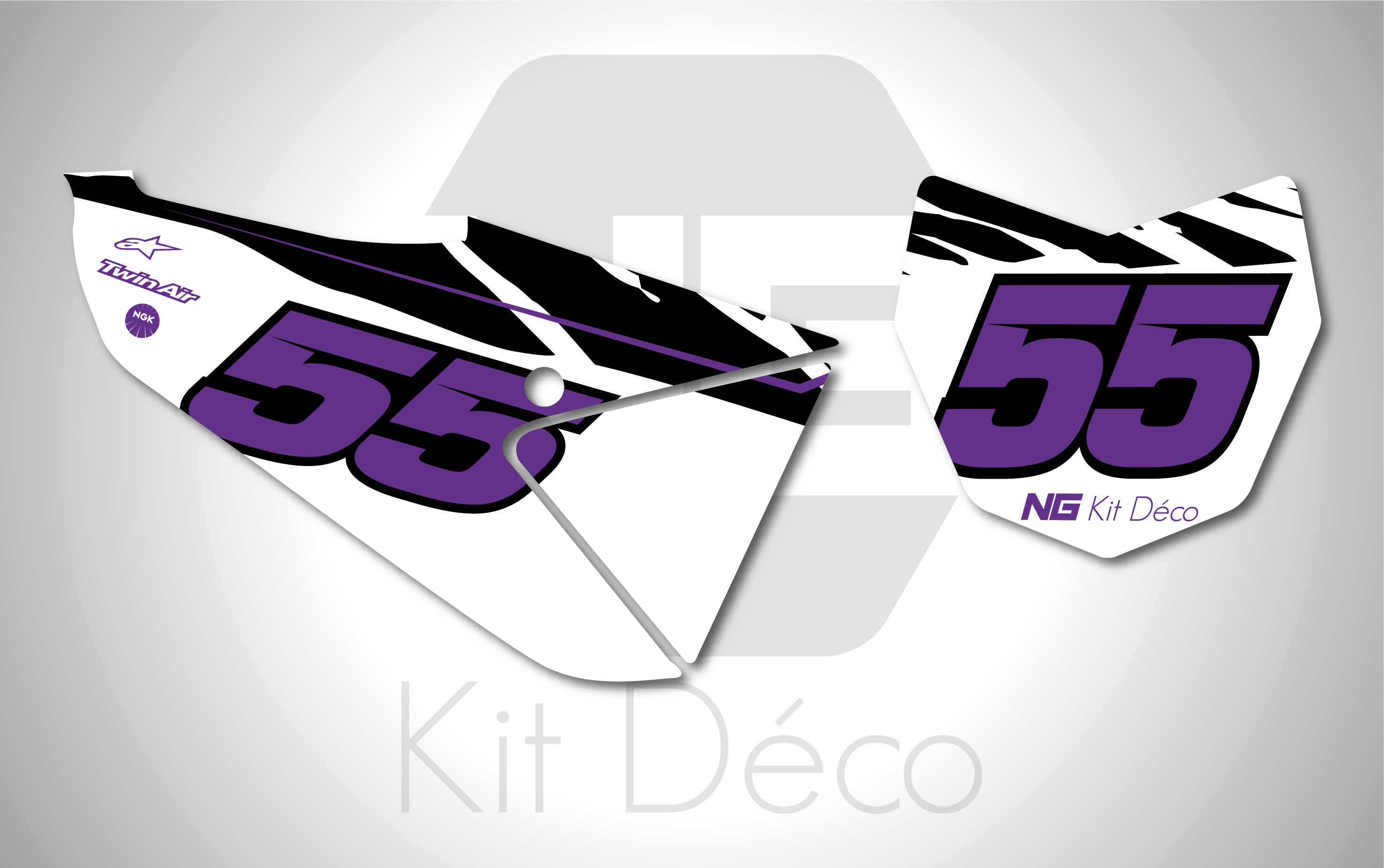 kit déco fond de plaque numéro fantic 125 250 xx 2021 2022 motocross ng halfback 2 mx decals stickers graphics autocollant adhesifs_Plan de travail 1