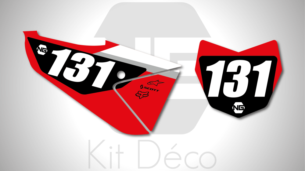 kit déco fond de plaque numéro fantic 125 250 xx 2021 2022 motocross ng start 2 mx decals stickers graphics autocollant adhesifs_Plan de travail 1
