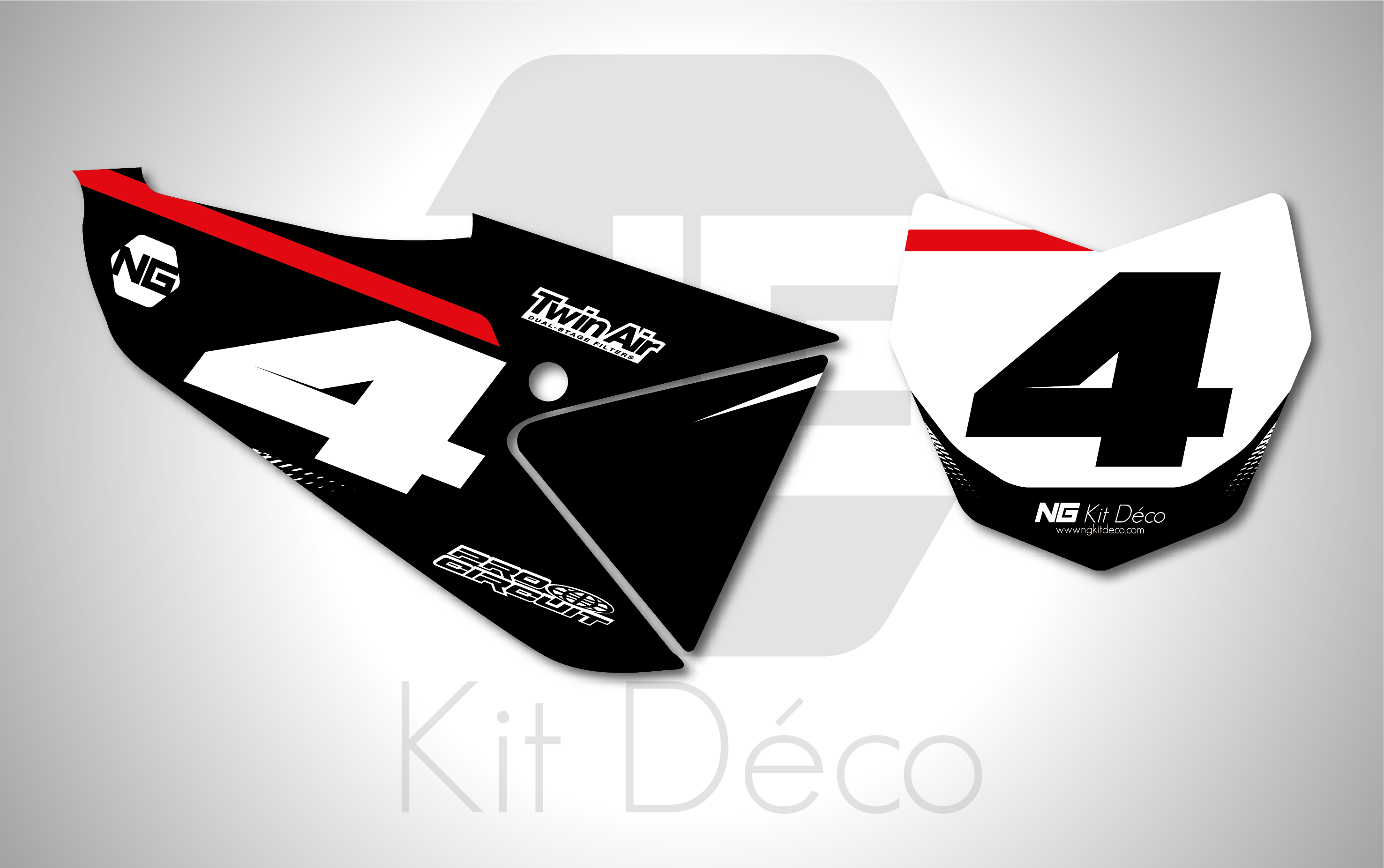 kit déco fond de plaque numéro fantic 125 250 xx 2021 2022 motocross ng vibes mx decals stickers graphics autocollant adhesifs_Plan de travail 1