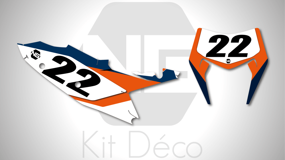 kit déco fond de plaque numéro ktm 125 250 300 350 450 500 exc excf tpi xcw 2024 2025 enduro ng arobike 22 decals stickers graphics autocollant adhesifs_Plan de travail 1