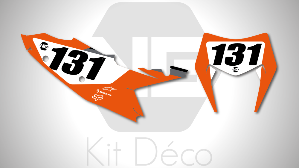 kit déco fond de plaque numéro ktm 125 250 300 350 450 500 exc excf tpi xcw 2024 2025 enduro ng start decals stickers graphics autocollant adhesifs_Plan de travail 1