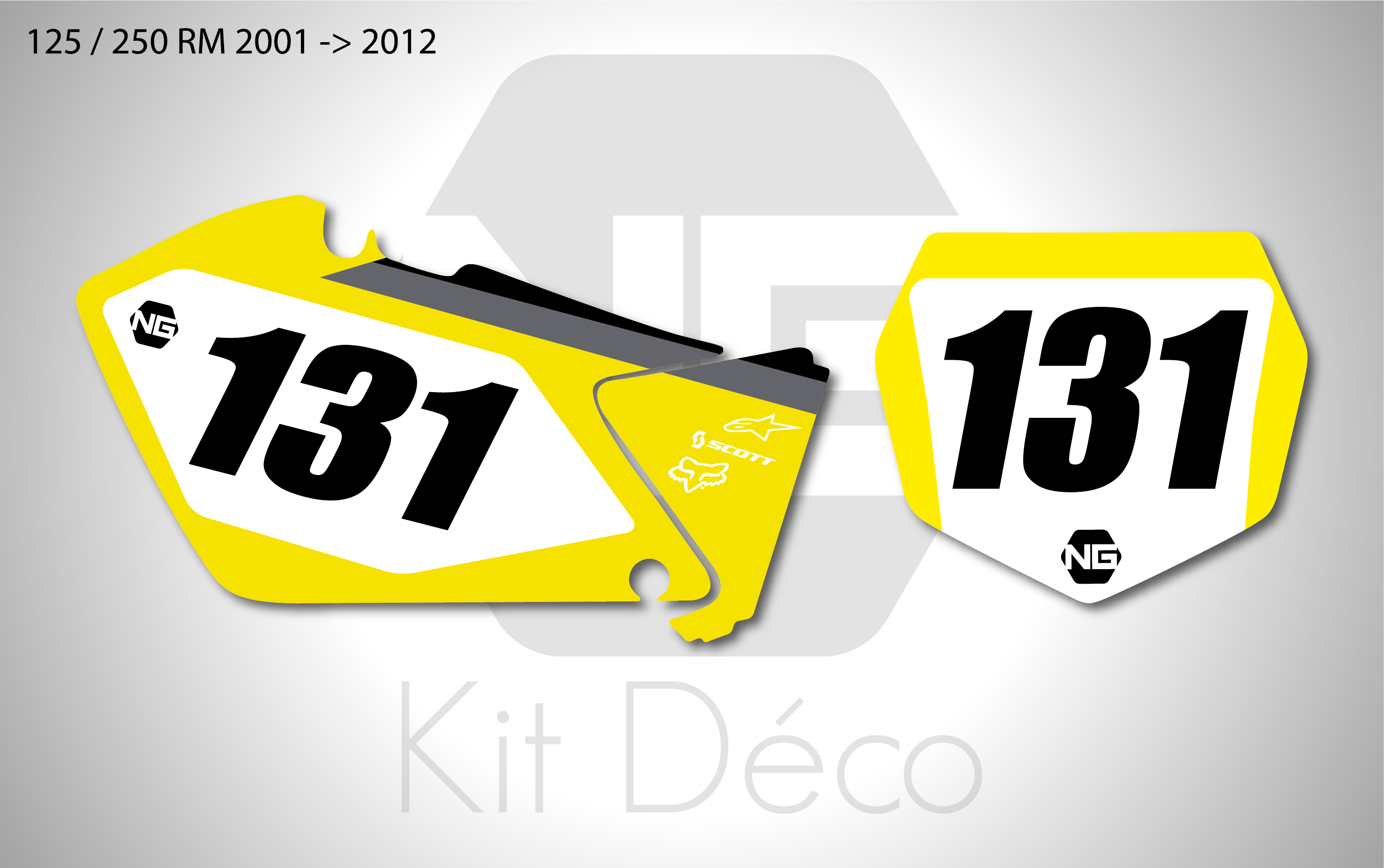 kit déco fond de plaque numéro suzuki 125 250 rm 2001 2002 2003 2004 2005 2006 2007 2008 2009 2010 2011 2012 motocross ng start mx decals stickers graphics autocollant adhesifs_Plan de travail 1