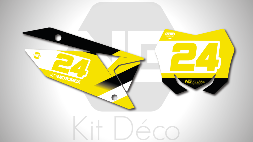 kit déco fond de plaque numéro suzuki 250 450 rmz 2018 2019 2020 2021 2022 2023 2024 motocross ng rod 1 mx decals stickers graphics autocollant adhesifs_Plan de travail 1