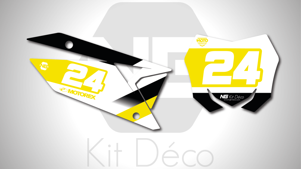 kit déco fond de plaque numéro suzuki 250 450 rmz 2018 2019 2020 2021 2022 2023 2024 motocross ng rod 2 mx decals stickers graphics autocollant adhesifs_Plan de travail 1