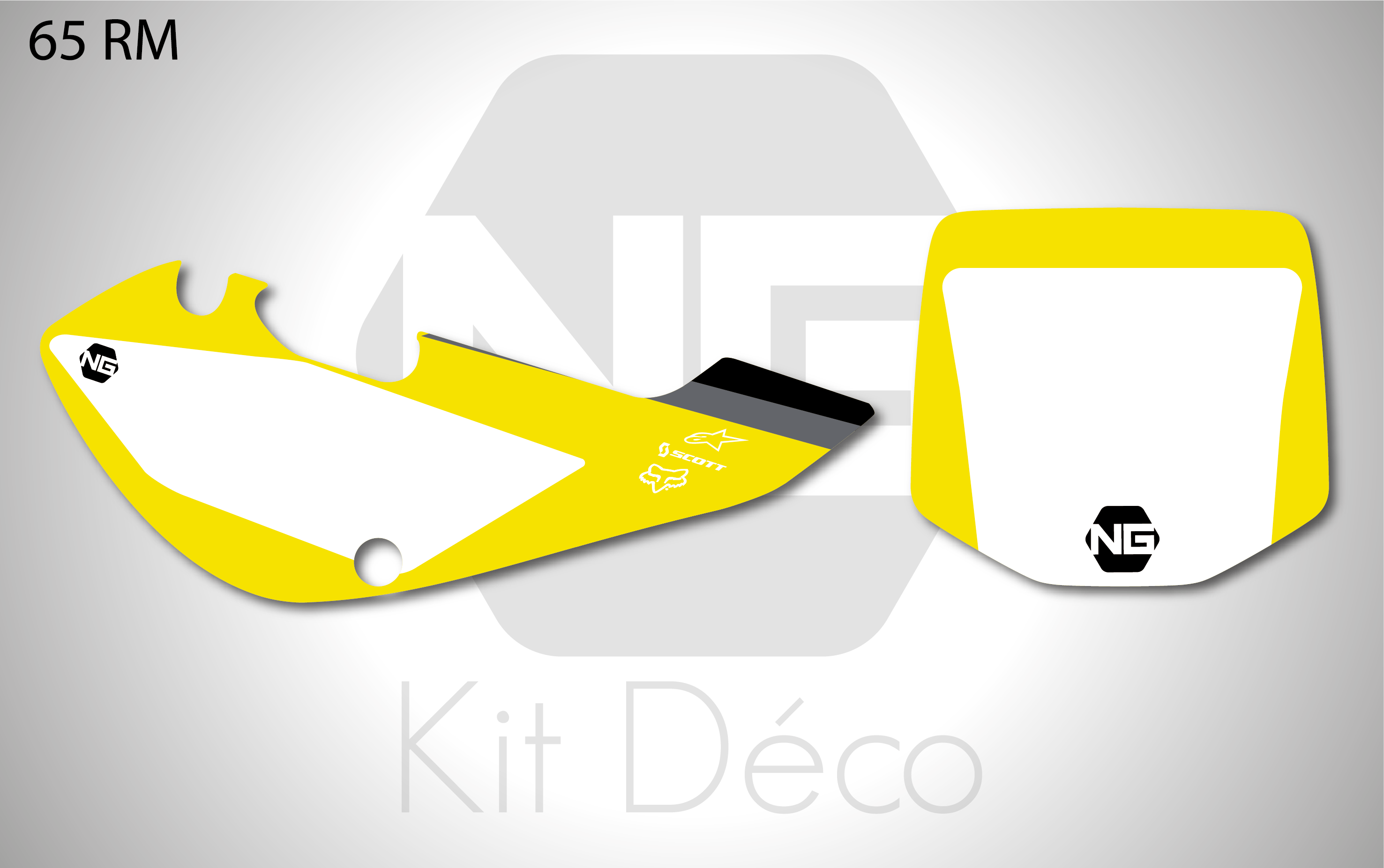 kit déco fond de plaque numéro suzuki 65 rm motocross ng strat mx decals stickers graphics autocollant adhesifs_Plan de travail 1