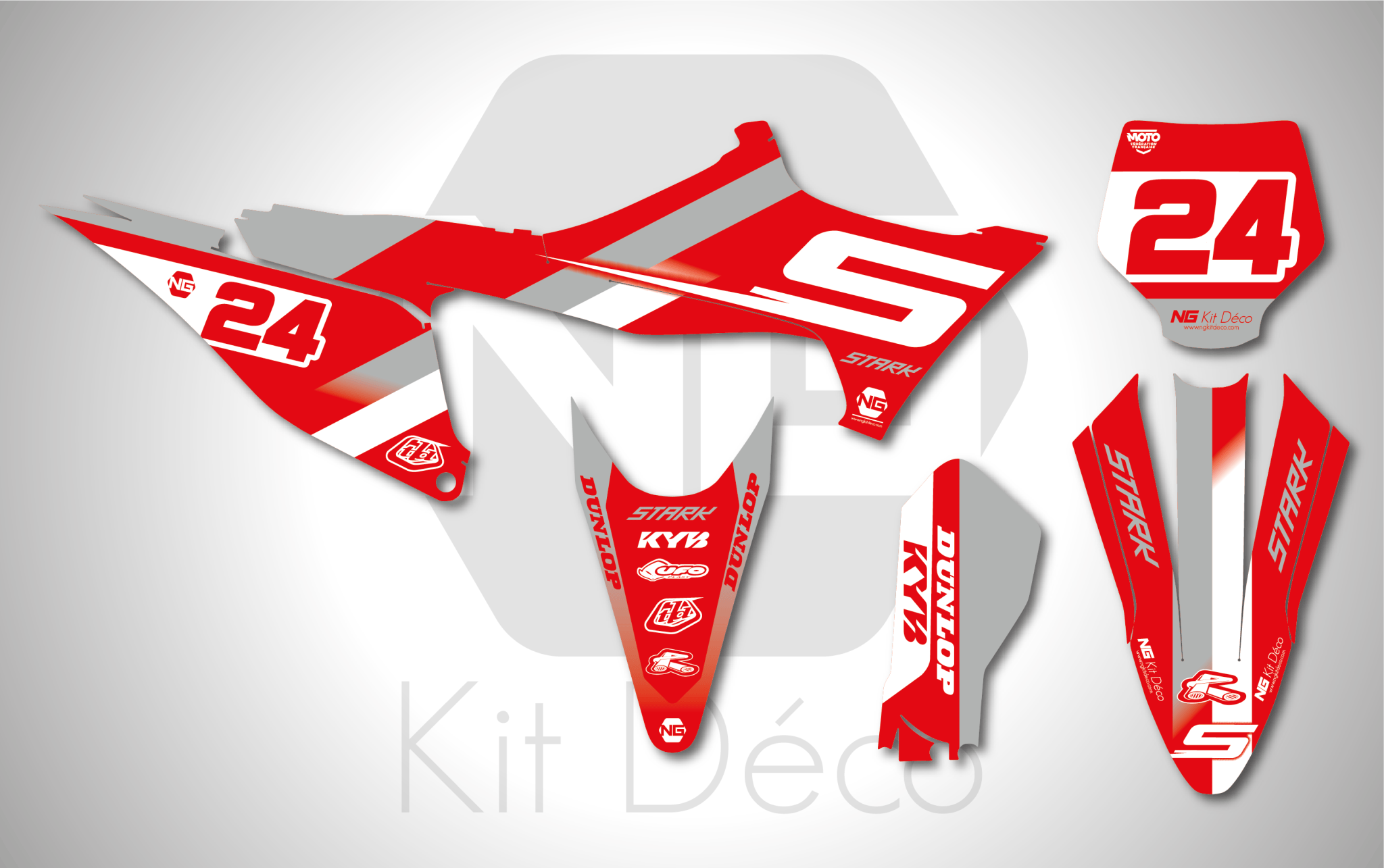Kit Autocollants Graphiques Personnalisables Pour Stark Future Varg (2022-2025) - Vinyle - Neuf