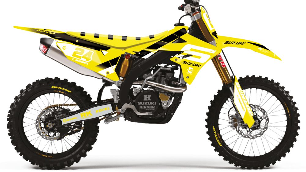 kit déco suzuki 250 450 rmz 2018 2019 2020 2021 2022 2023 2024 motocross ng rod 1 mx decals stickers graphics autocollant adhesifs montage_Plan de travail 1
