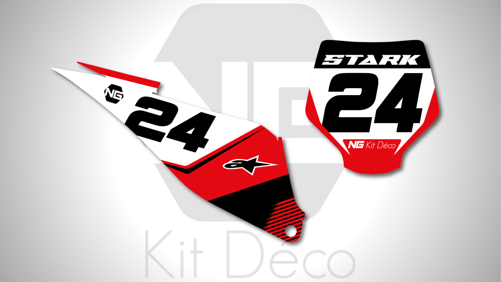 kit déco fond de plaque numéro stark future varg 2023 2024 motocross ng stripe mx decals stickers graphcis autocollant adhesifs_Plan de travail 1