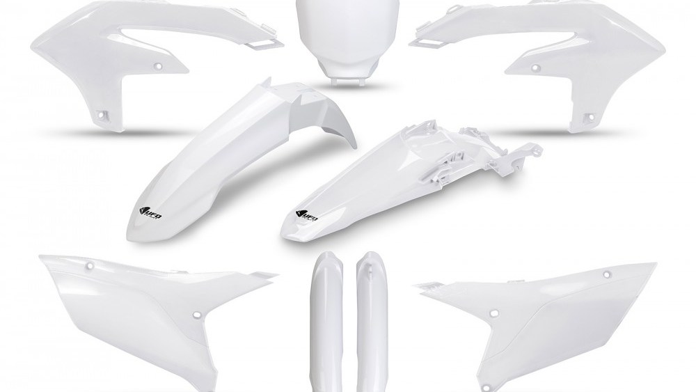 full kit plastique yamaha 250 450 yzf 2023 2024 blanc kit plast complet