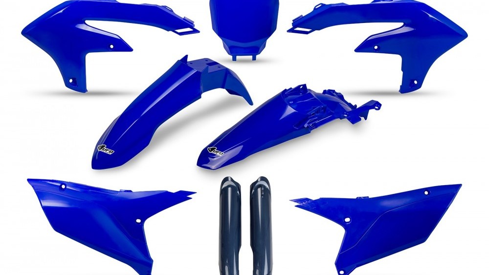 full kit plastique yamaha 250 450 yzf 2023 2024 bleu kit plast complet