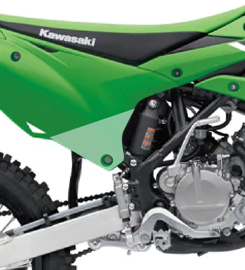 grip plaques latérales kawasaki 85 kx 2022 2023 2024 SOFT fast grip protections motocross visuel-01