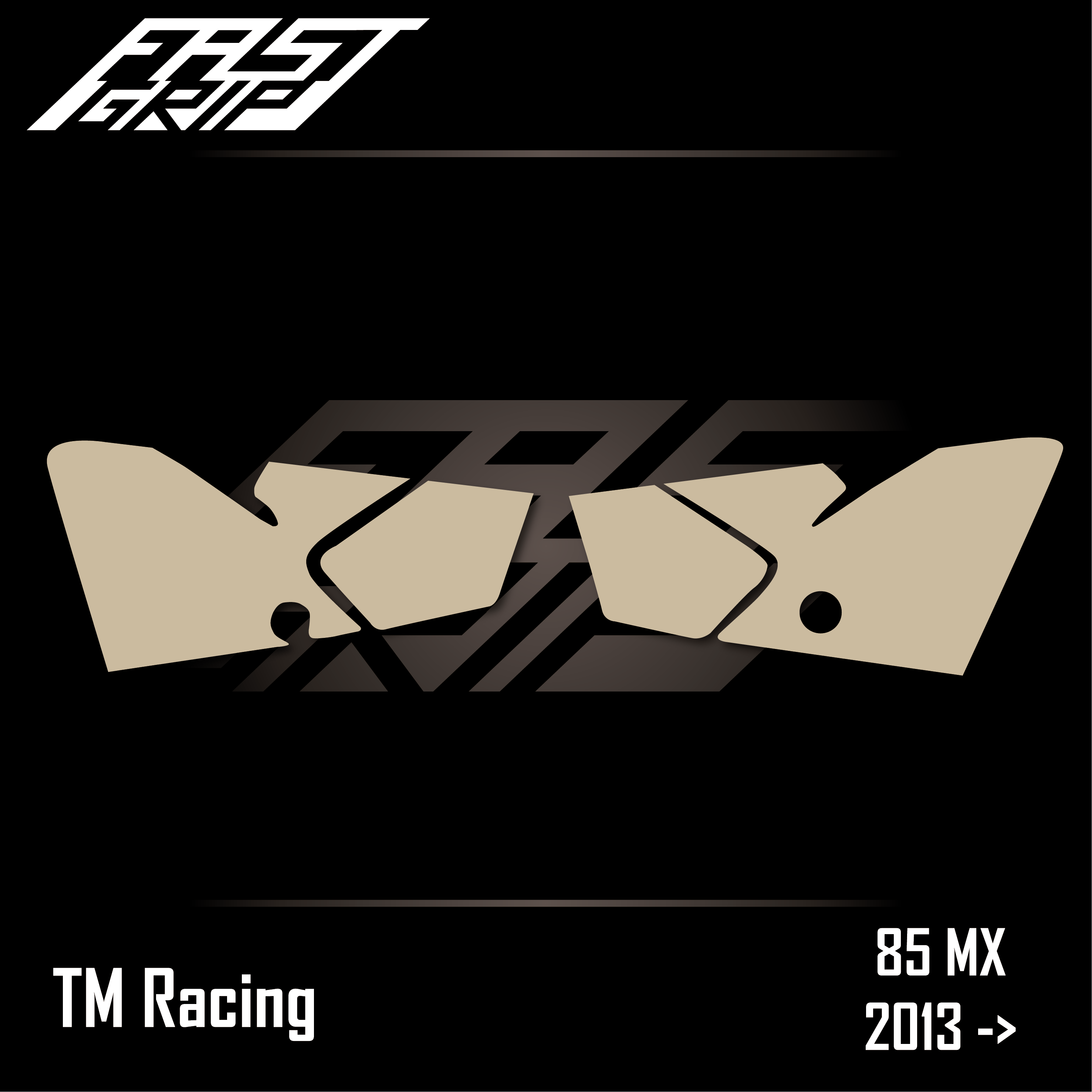 grip protections plaque latérale tm racing 85 mx 2013 2024 full fast grip motocross_Plan de travail 1