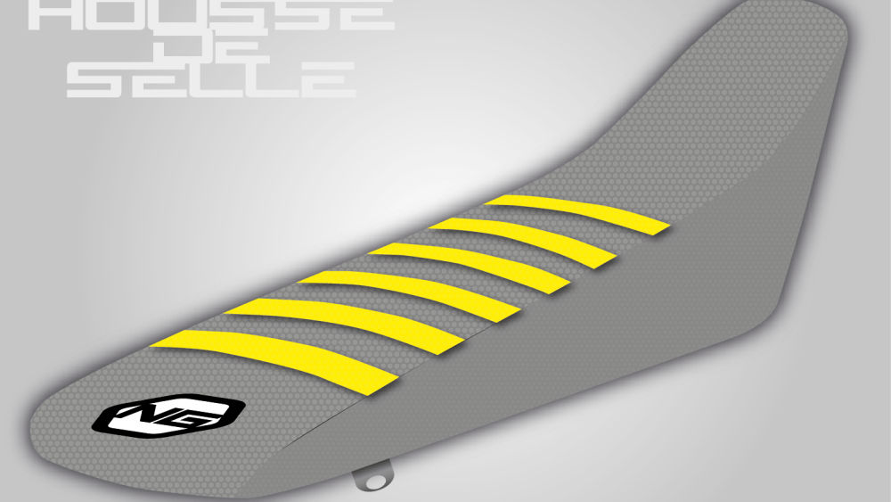 housse de selle husqvarna te fe tc fc 125 250 300 350 450 501 grise jaune seat cover-01