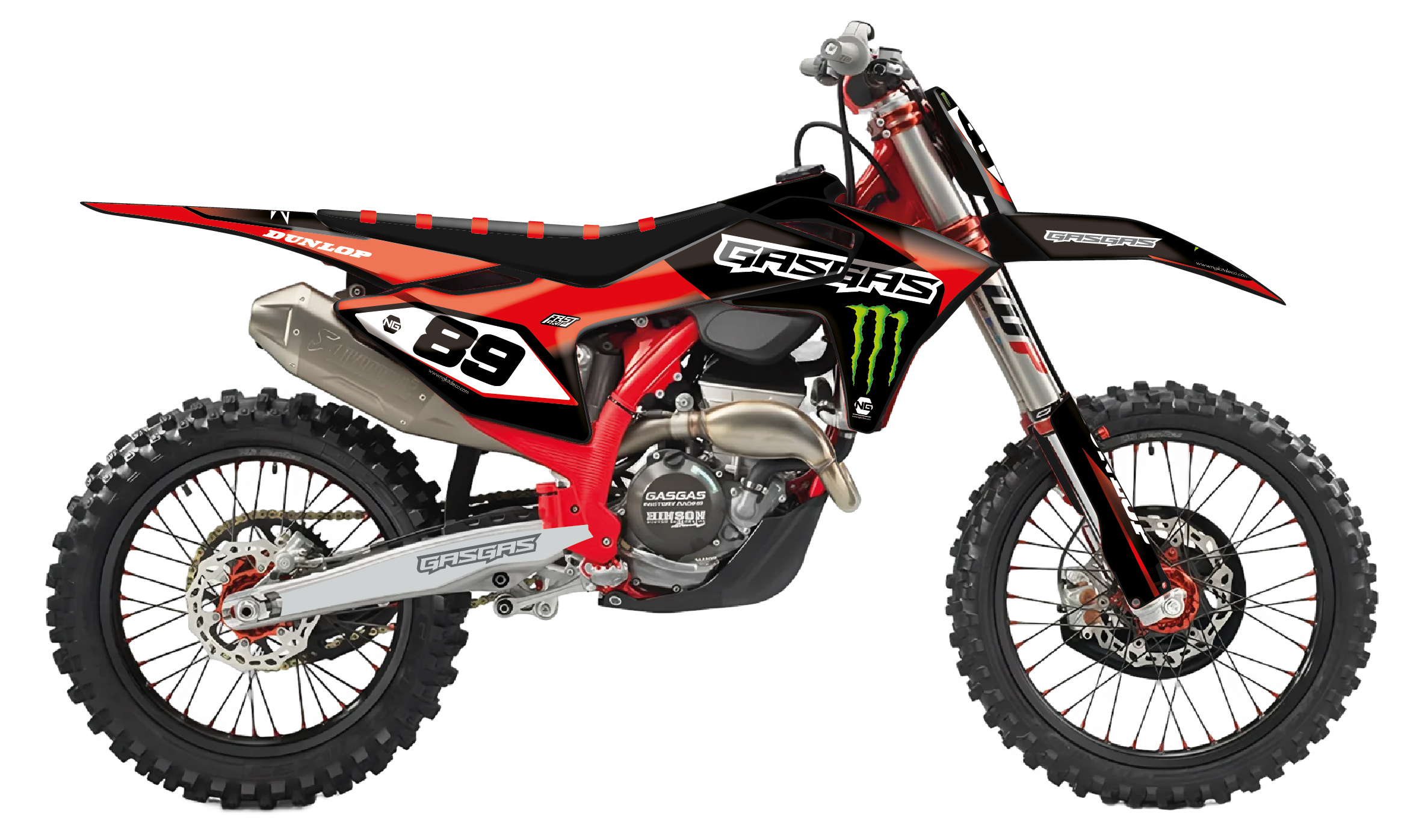 kit déco 125 250 350 450 mc mcf 2024 2025 gasgas motocross ng drag séries mx decals stickers graphics autocollant adhesifs montage_Plan de travail 1