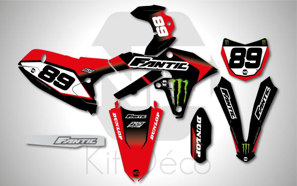 kit déco fantic 450 xxf 2023 2024 motocross ng drag séries motocross mx decals stickers graphics autocollant adhesifs_Plan de travail 1