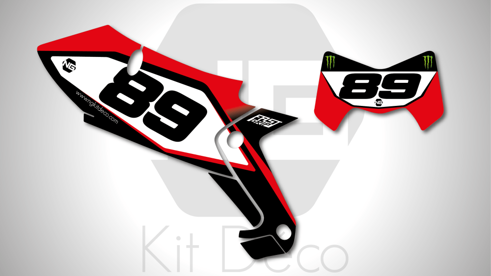 kit déco fond de plaque numéro fantic 250 450 xef 2021 2022 2023 2024 enduro ng drag séries decals stickers graphics autocollant adhesifs_Plan de travail 1