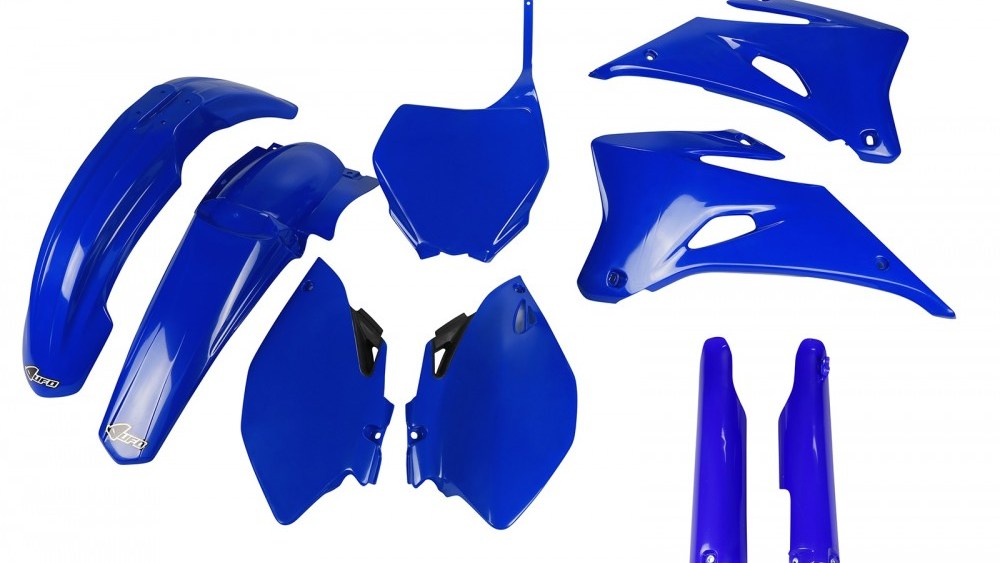 full kit plastique yamaha 250 450 yzf 2006 2007 2008 2009 bleu kit plast complet