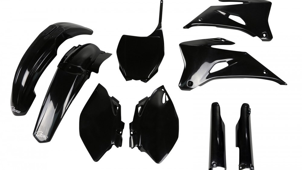 full kit plastique yamaha 250 450 yzf 2006 2007 2008 2009 noir kit plast complet