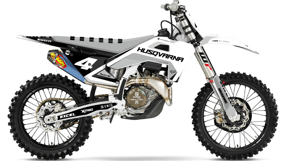 kit déco 50 65 85 125 150 250 300 350 450 TC fc 2026 2027 husqvarna ng mercure series motocross graphics mx decals autocollant adhesifs visuel
