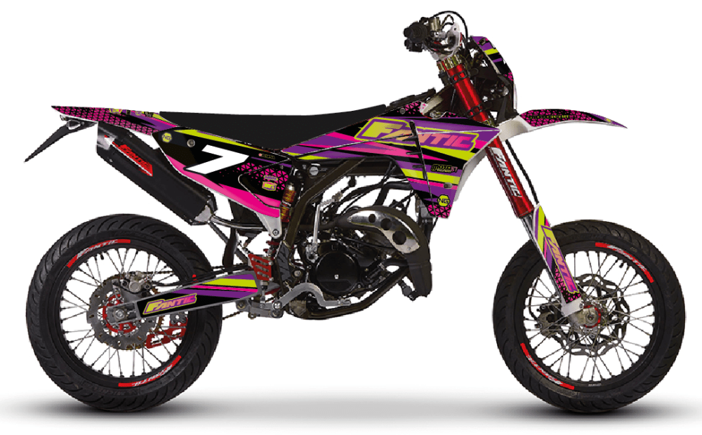 Kit D'autocollants Graphiques Pour Fantic XM 50 (2023-2024) - NitroMX (Neuf)