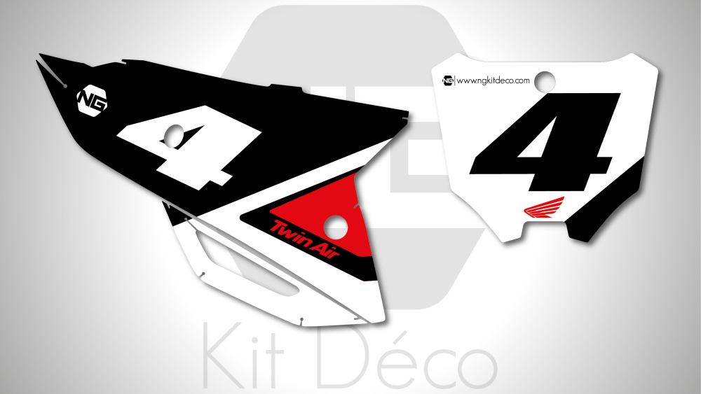 kit déco fond de plaque numéro 250 450 crf 2021 2022 2023 2024 honda motocross ng mercure mx decals stickers graphcis autocollant adhesifs_Plan de travail 1