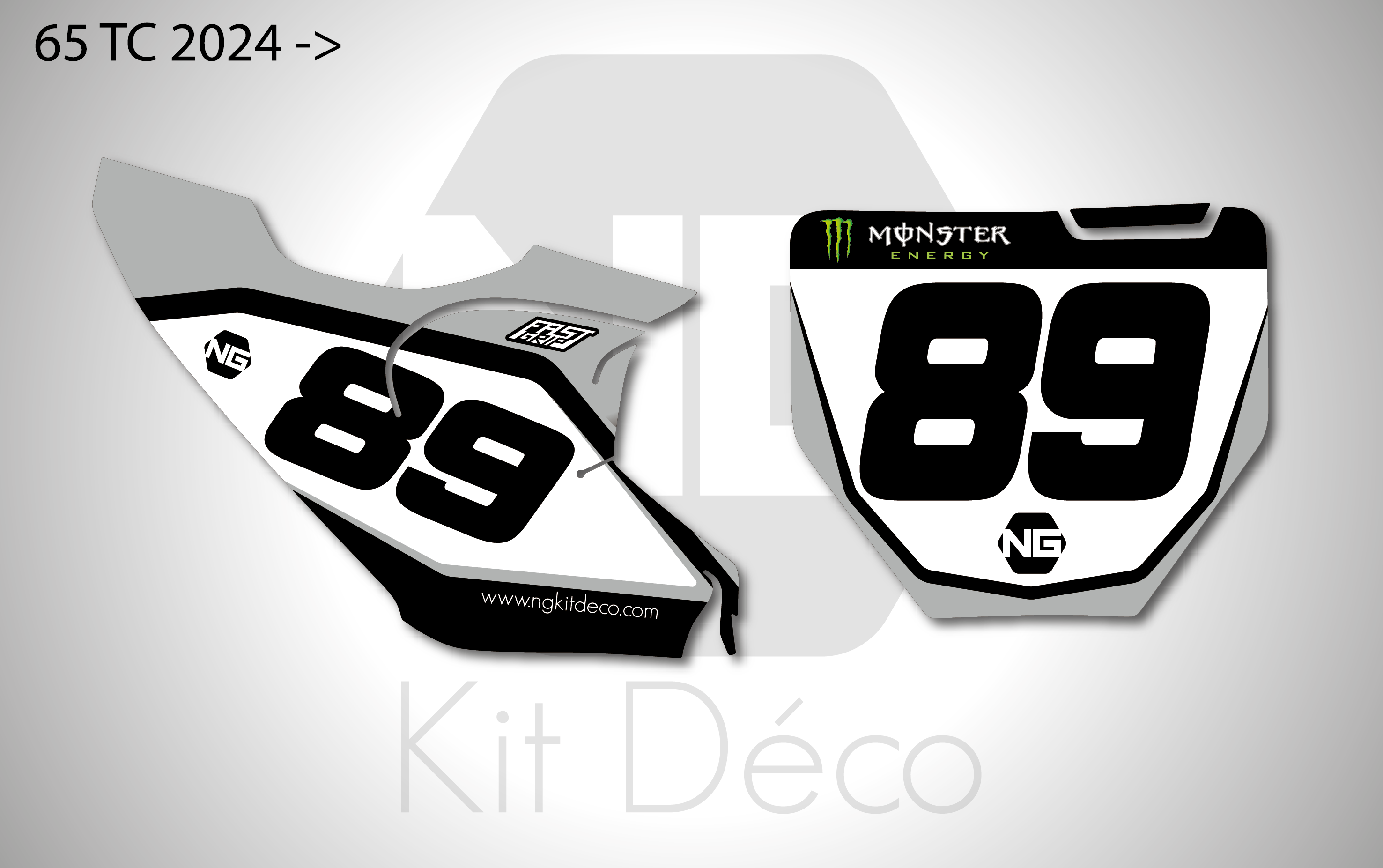 kit déco fond de plaques numéros 65 tc 2024 2025 husqvarna motocross ng drag series mx decals stickers graphics autocollan adhesifs_Plan de travail 1