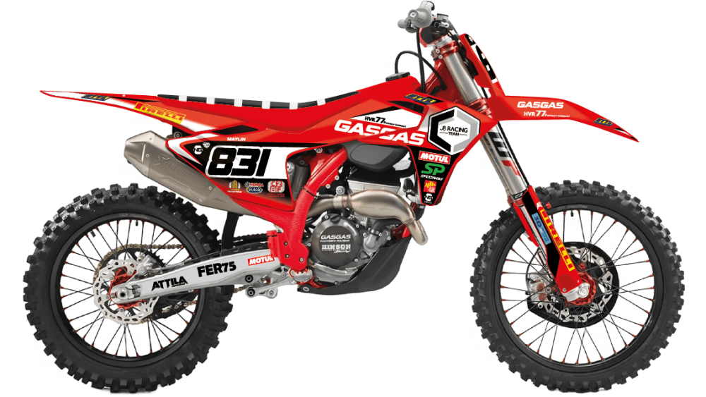 kit déco 125 250 350 450 mc mcf 2024 2025 gasgas motocross ng team jb racing 2024 mx decals stickers graphics autocollant adhesifs montage_Plan de travail 1