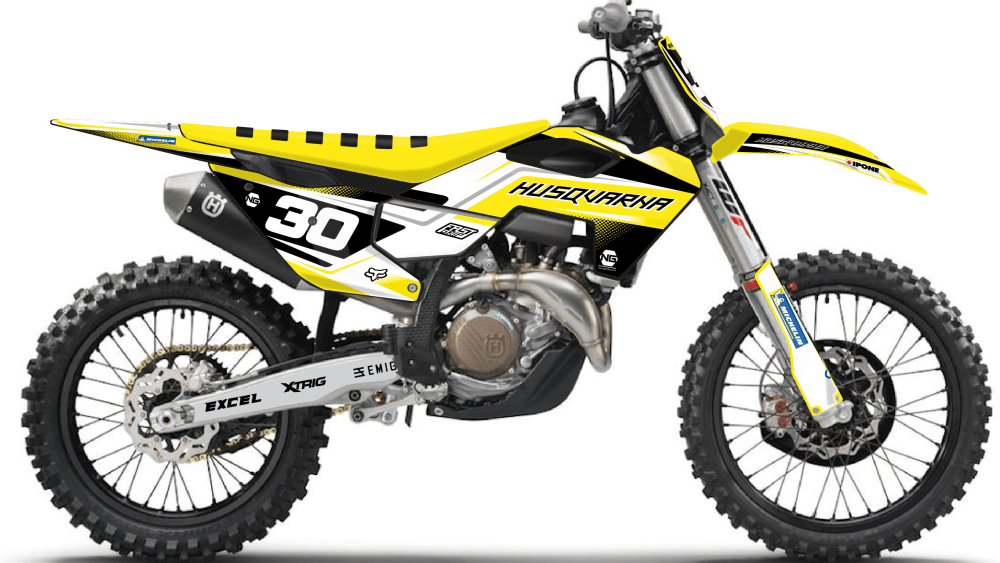 kit déco 125 250 350 450 tc fc 2023 2024 husqvarna motocross ng break mx decals stickers graphics autocollant adhesifs montage_Plan de travail 1