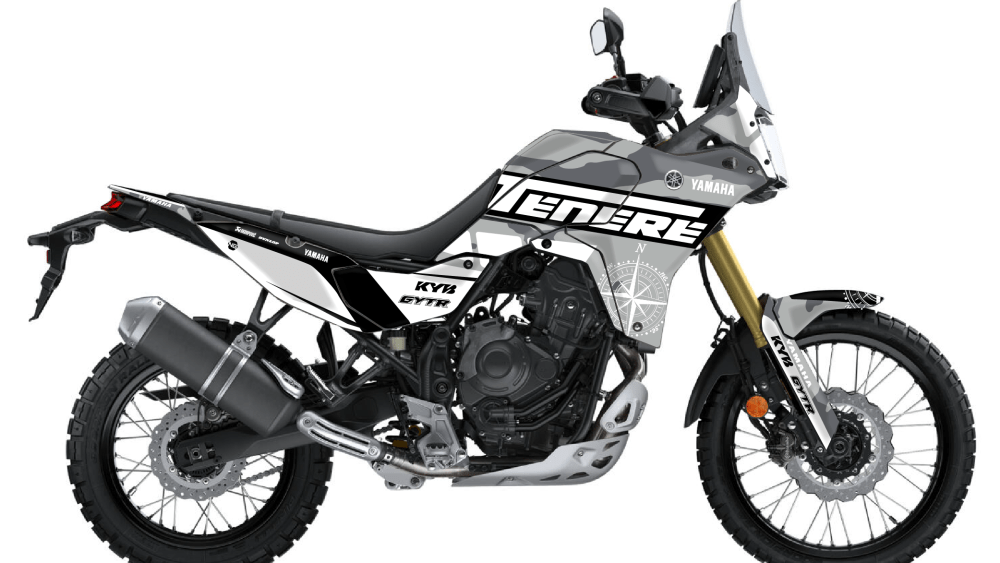 kit déco 700 tenere 2025 2026 t7 yamaha trail ng baroudeur gris decals stickers graphics autocollant adhesifs visuel_Plan de travail 1