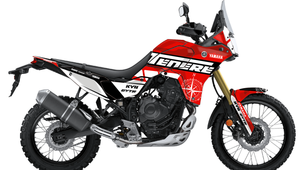 kit déco 700 tenere 2025 2026 t7 yamaha trail ng baroudeur rouge decals stickers graphics autocollant adhesifs visuel_Plan de travail 1