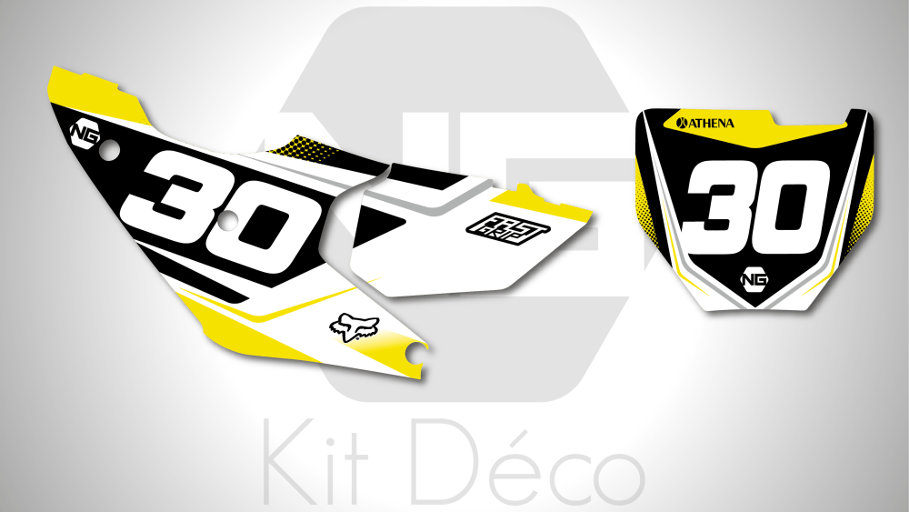 kit déco fond de plaques numéro 125 250 350 450 tc fc 2023 2024 husqvarna motocross ng break mx decals stickers graphics autocollant adhesifs_Plan de travail 1