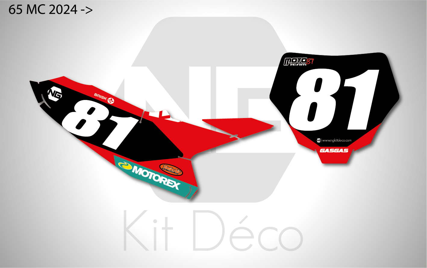 kit déco fond de plaques numéros gasgas 65 mc 2024 2025 motocross ng MT 81 2023 mx decals stickers graphics autocollant adhesifs_Plan de travail 1