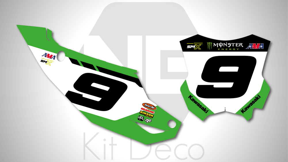 kit déco fond de plaque numéro 450 250 kx kxf 2024 2025 kawasaki motocross ng team factory 2024 mx decals stickers graphics autocollant adhesifs_Plan de travail 1