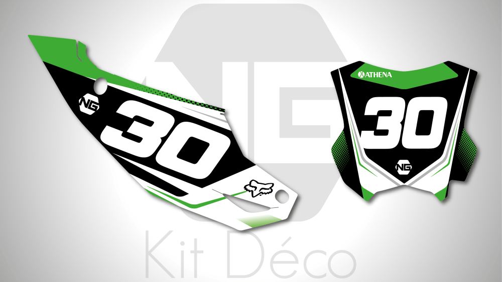 kit déco fond de plaques numéros 450 kxf 2024 2025 kawasaki motocross ng break séries mx decals stickers graphics autocollant adhesifs_Plan de travail 1