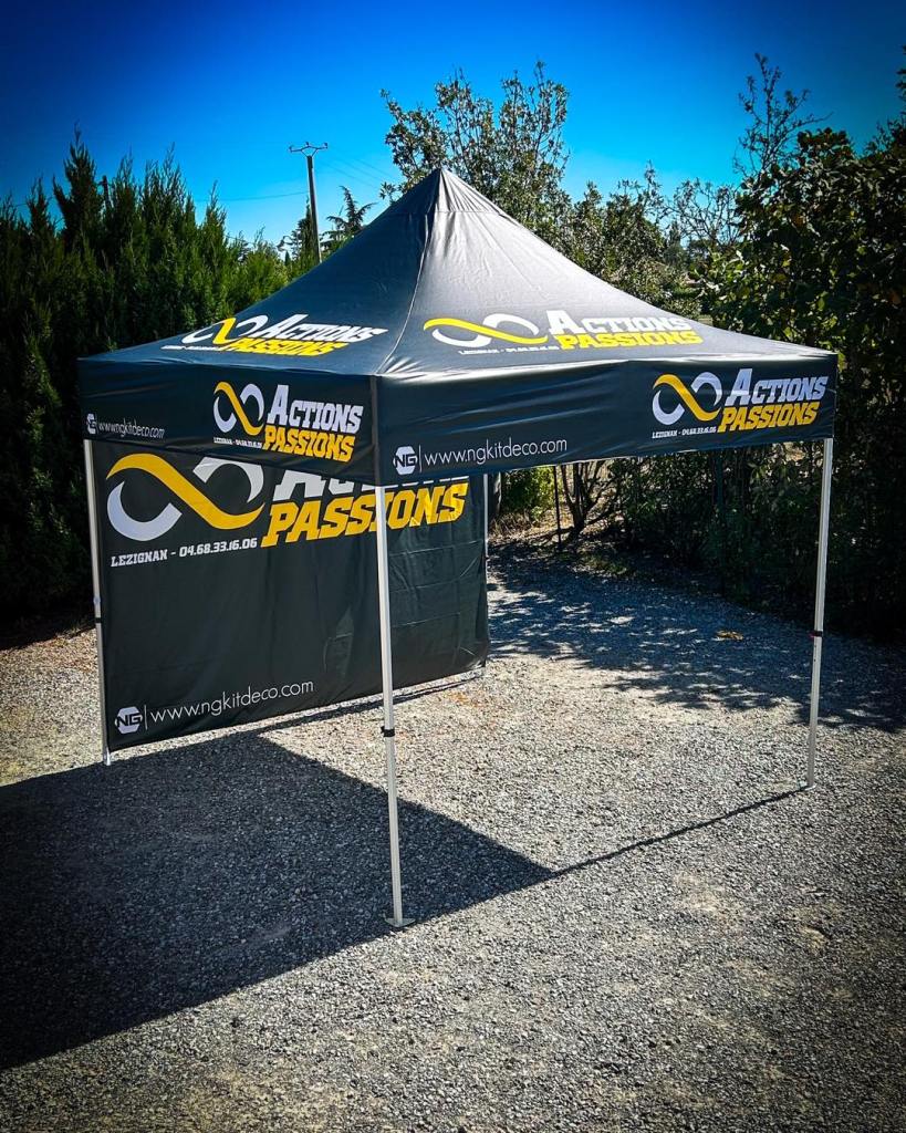 tonnelle barnum 3x3 m perso ng kit déco