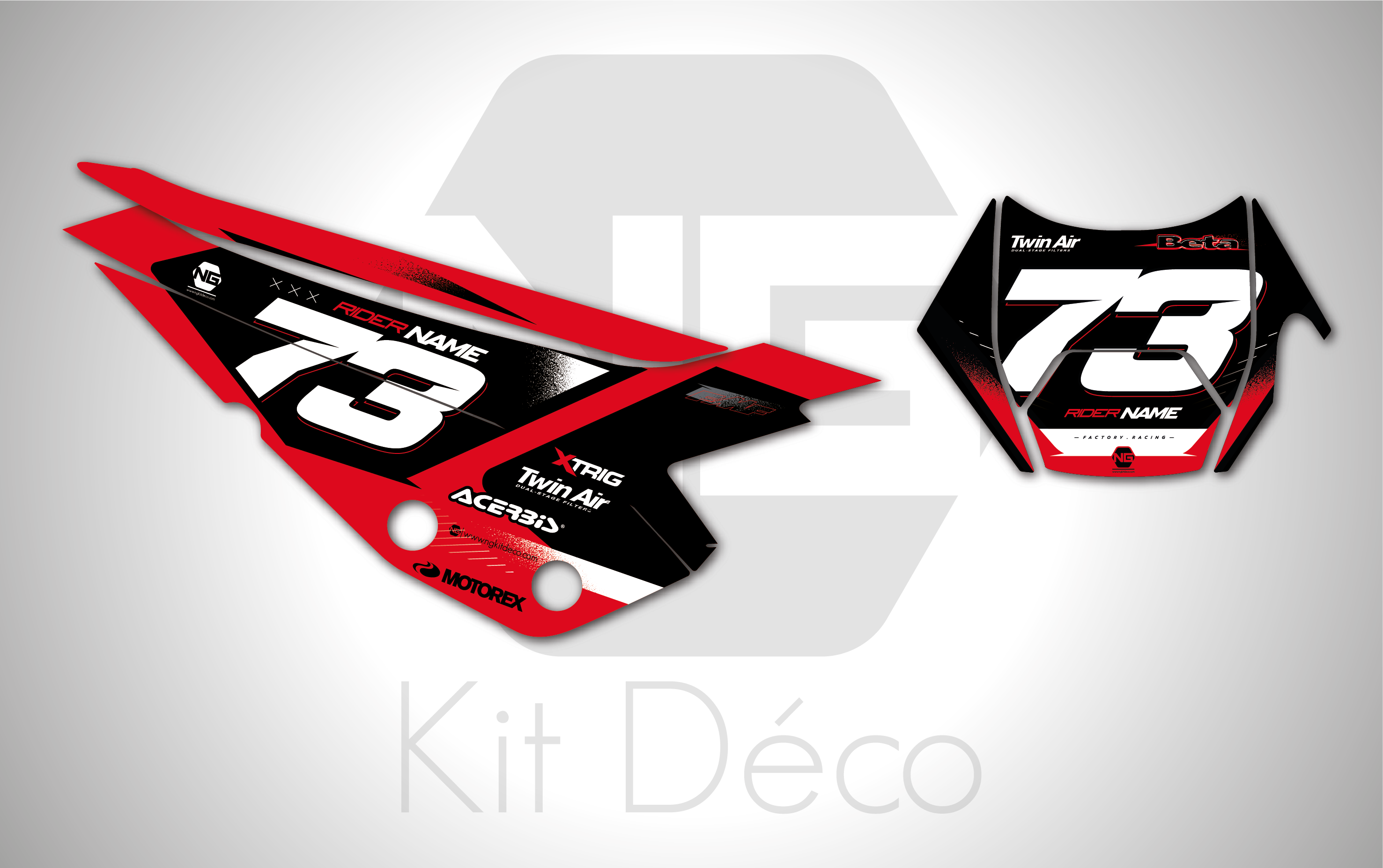 kit déco fond de plaques numéros 125 200 250 300 350 390 430 480 beta rr rx 2023 2024 ng alba series enduro decals stickers graphcis autocollant adhesifs_Plan de travail 1