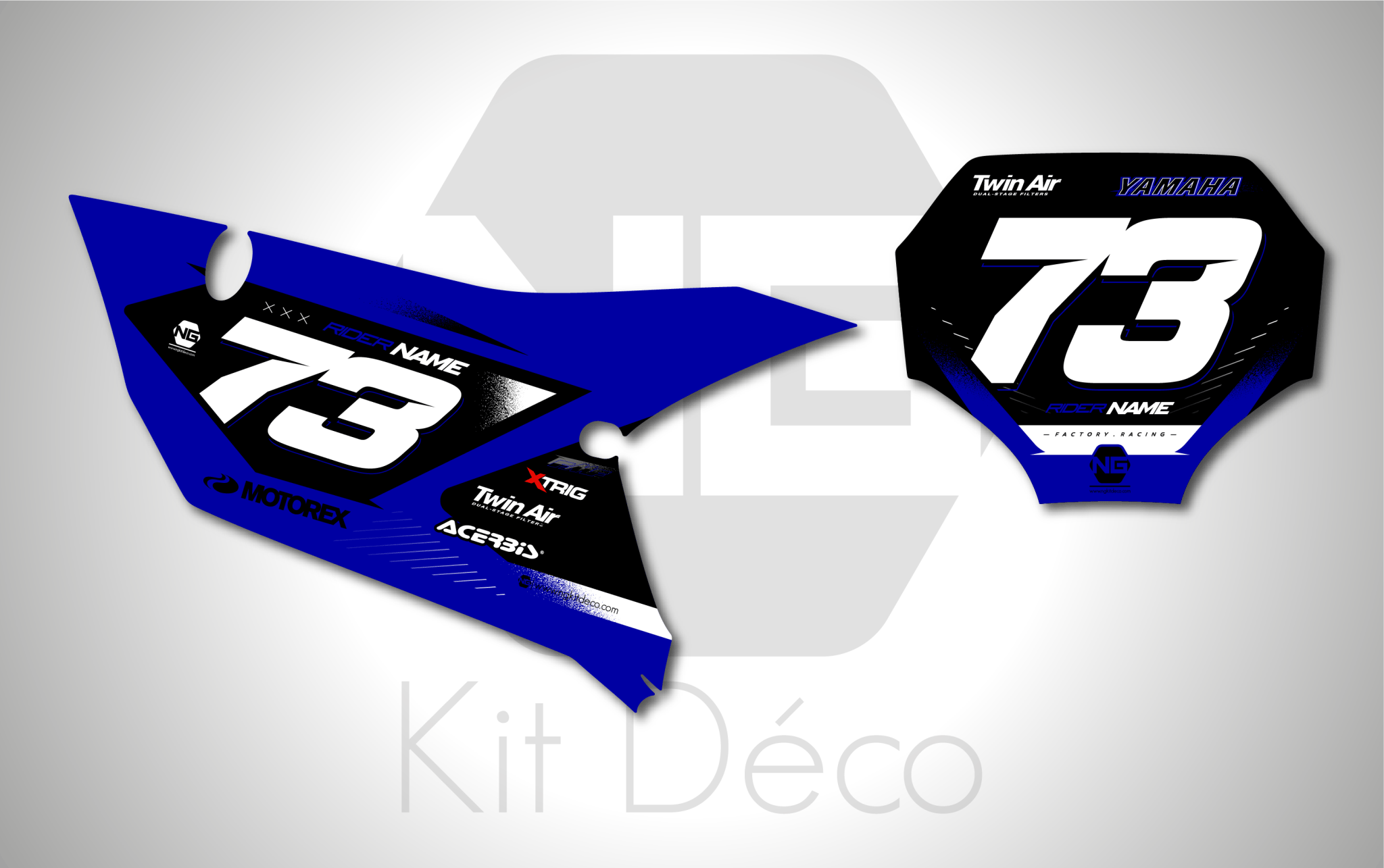 thumbnail image 2 of Blue MX Enduro Hour Meter – For ATV, Bike, Quad – 125 250 450 YZ YZF WR WRF SHERCO 2 of 5