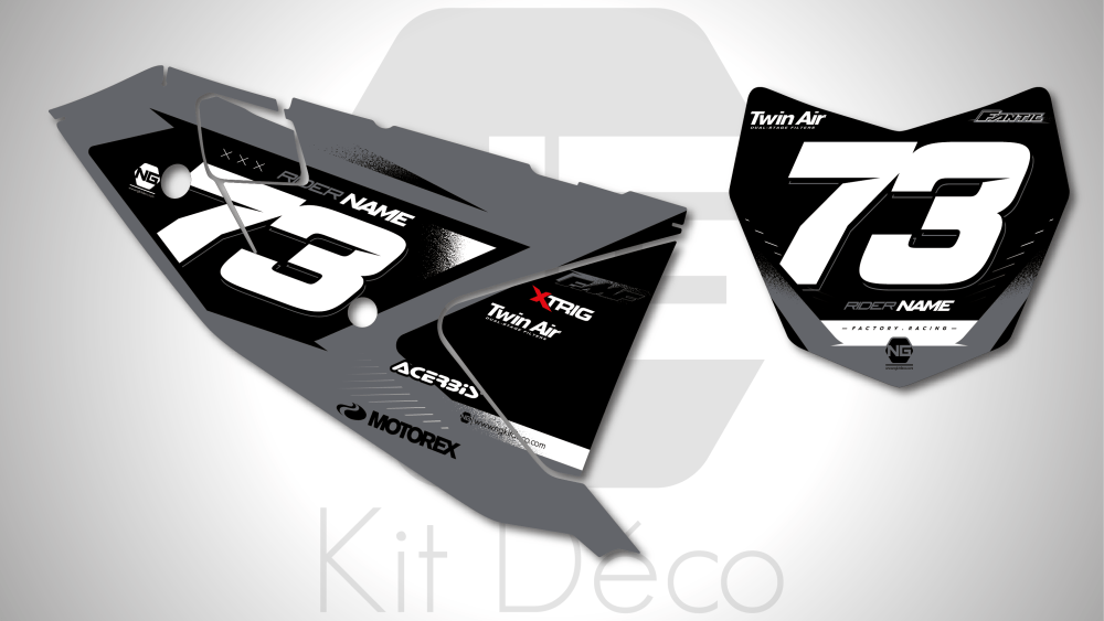 kit déco fond de plaques numéros fantic 125 250 xx 2023 2024 ng motocross alba series mx decals stickers graphics autocollant adhesifs_Plan de travail 1