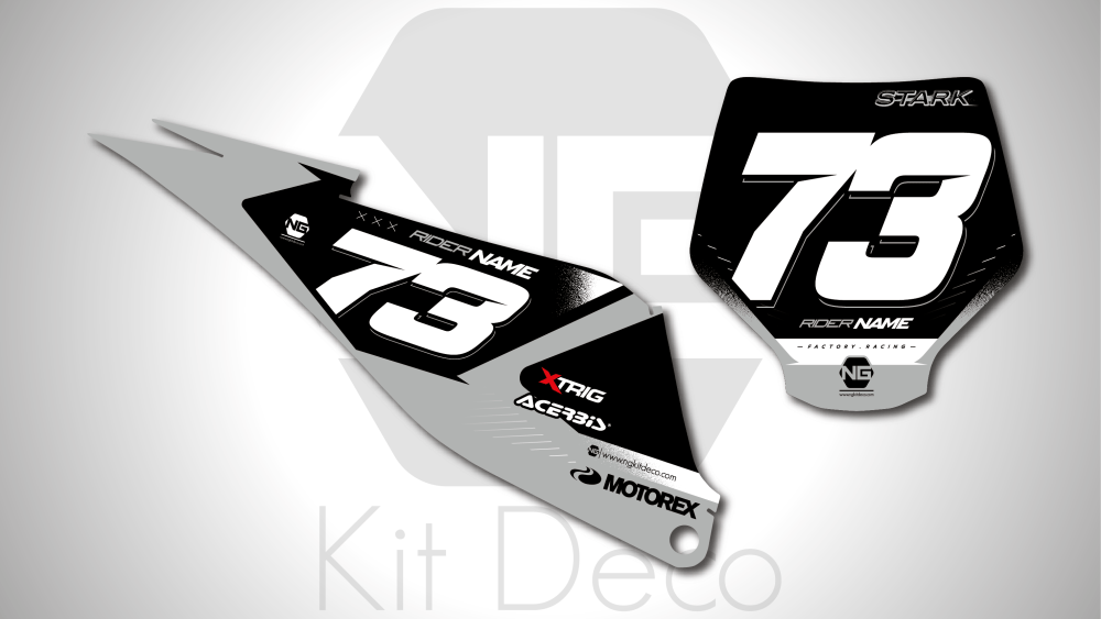 kit déco fond de plaques numéros stark future varg 2023 2024 motocross ng alba series mx decals stickers graphcis autocollant adhesifs_Plan de travail 1