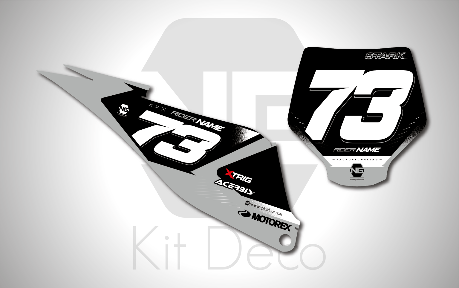 Kit Autocollants Graphiques Stark Future Varg 2022-2024 Pour Moto - NitroMX