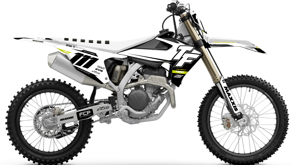 kit déco triumph tf 250 450 x 2024 2025 2026 2027 2028 motocross ng mx col series decals graphics stickers autocollant adhesifs visuel