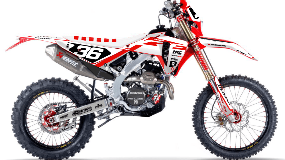 kit déco 250 300 400 450 crf rx honda red moto enduro 2025 ng daytona series mx decals stickers graphics autocollant adhésifs visuel_Plan de travail 1