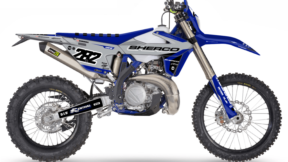 kit déco 125 250 300 450 se sef 2025 sherco ng bionic series enduro graphics decals stickers adhesifs autocollant visuel_Plan de travail 1